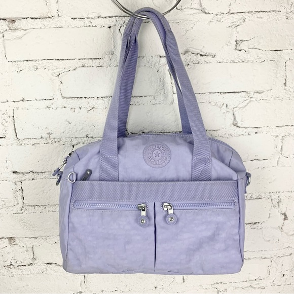 Kipling Bags Kipling Klara Lavender Purple Satchel Handbag Nylon